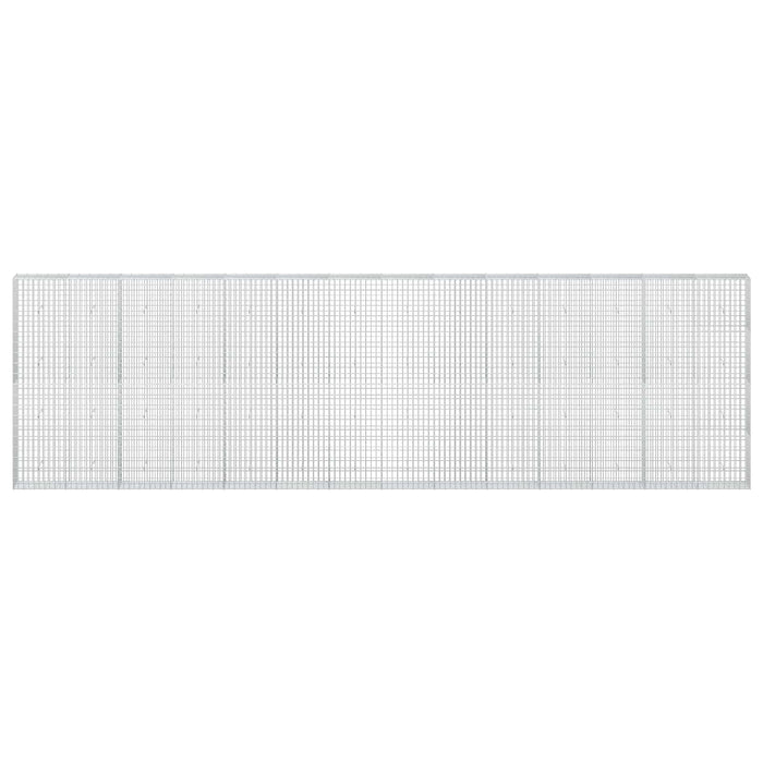 Gabion cu Sârmă de 3,5 mm și Plasă de 5x10 cm 700x30x200 cm WALTI