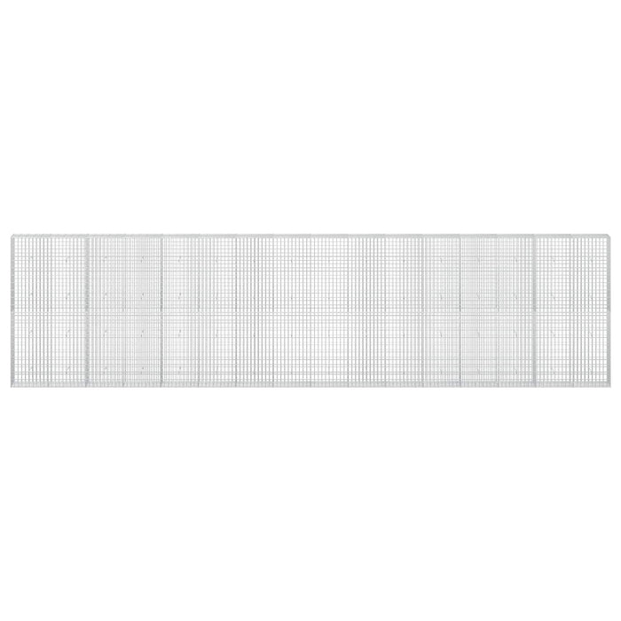 Gabion cu Sârmă de 3,5 mm și Plasă de 5x10 cm 800x30x200 cm WALTI