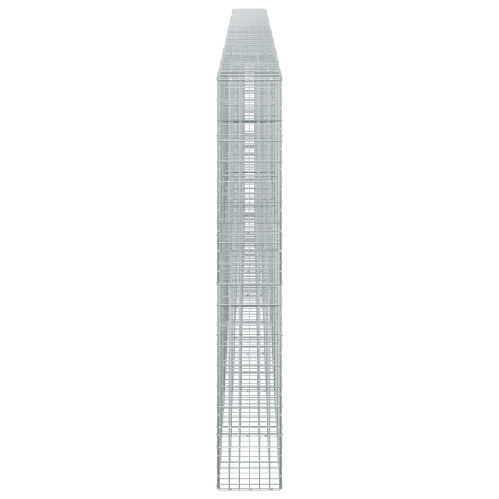Gabion cu Sârmă de 3,5 mm și Plasă de 5x10 cm 900x30x200 cm WALTI