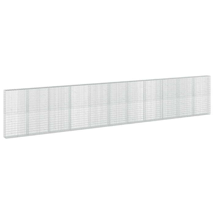 Gabion cu Sârmă de 3,5 mm și Plasă de 5x10 cm 1100x30x200 cm WALTI