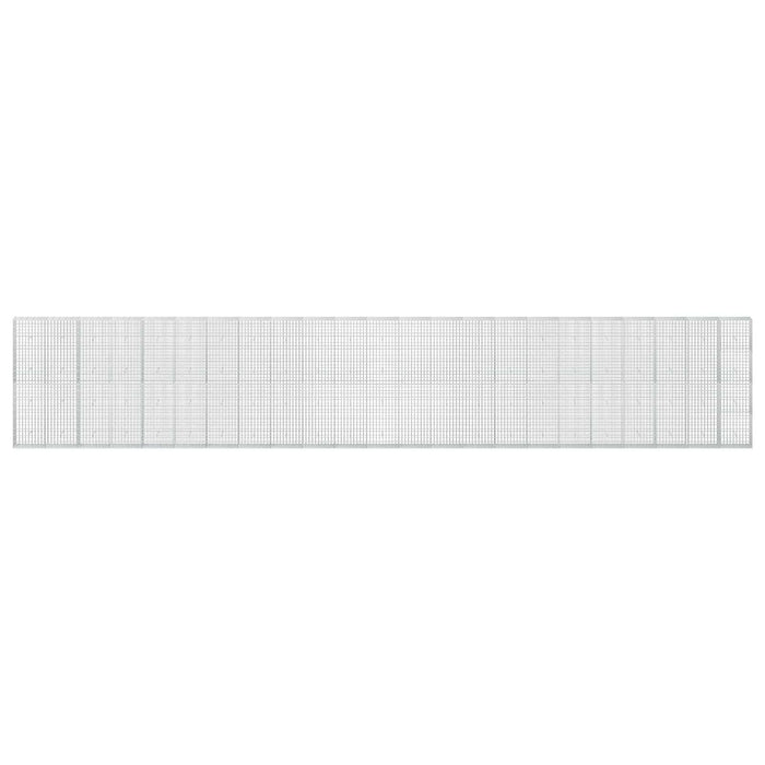 Gabion cu Sârmă de 3,5 mm și Plasă de 5x10 cm 1150x30x200 cm WALTI