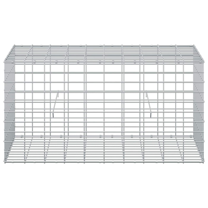 Gabion cu Sârmă de 3,5 mm și Plasă de 5x10 cm 100x50x50 cm WALTI