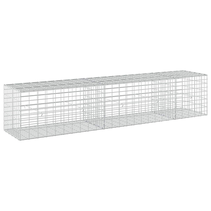 Gabion cu Sârmă de 3,5 mm și Plasă de 5x10 cm 250x50x50 cm WALTI