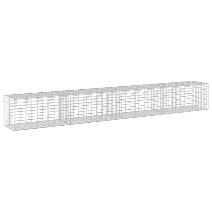 Gabion cu Sârmă de 3,5 mm și Plasă de 5x10 cm 400x50x50 cm WALTI