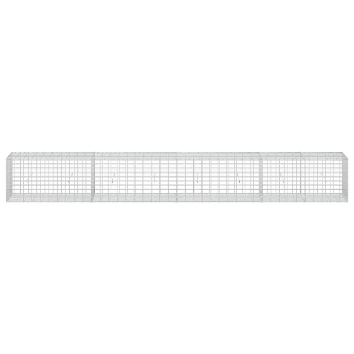 Gabion cu Sârmă de 3,5 mm și Plasă de 5x10 cm 400x50x50 cm WALTI