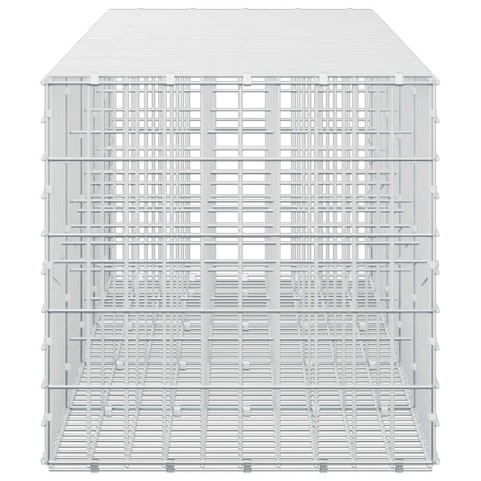 Gabion cu Sârmă de 3,5 mm și Plasă de 5x10 cm 450x50x50 cm WALTI