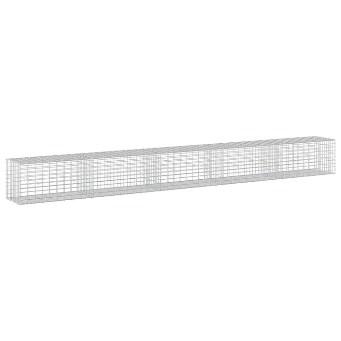 Gabion cu Sârmă de 3,5 mm și Plasă de 5x10 cm 500x50x50 cm WALTI