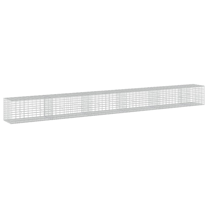 Gabion cu Sârmă de 3,5 mm și Plasă de 5x10 cm 550x50x50 cm WALTI