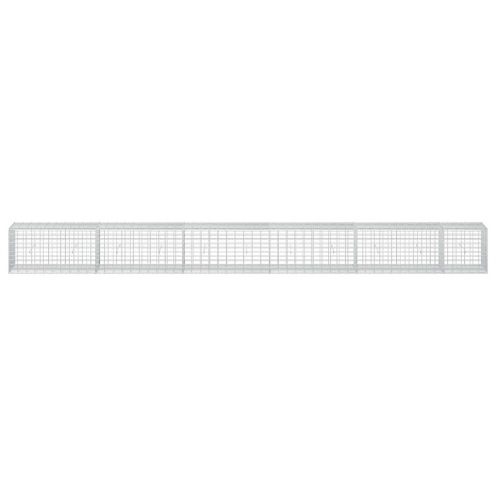 Gabion cu Sârmă de 3,5 mm și Plasă de 5x10 cm 550x50x50 cm WALTI