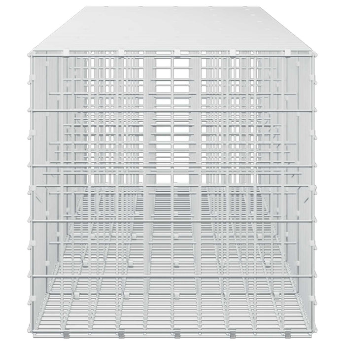 Gabion cu Sârmă de 3,5 mm și Plasă de 5x10 cm 550x50x50 cm WALTI