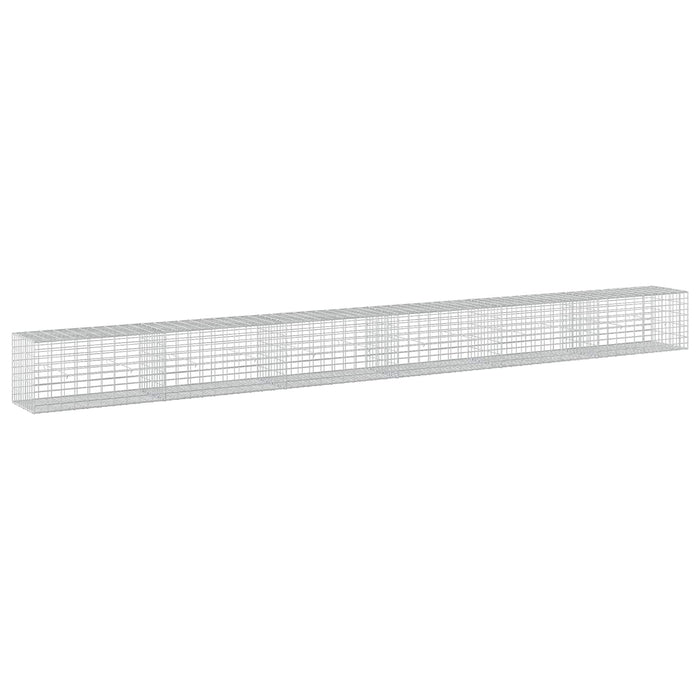 Gabion cu Sârmă de 3,5 mm și Plasă de 5x10 cm 600x50x50 cm WALTI