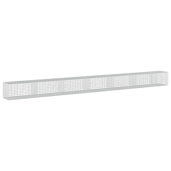 Gabion cu Sârmă de 3,5 mm și Plasă de 5x10 cm 650x50x50 cm WALTI