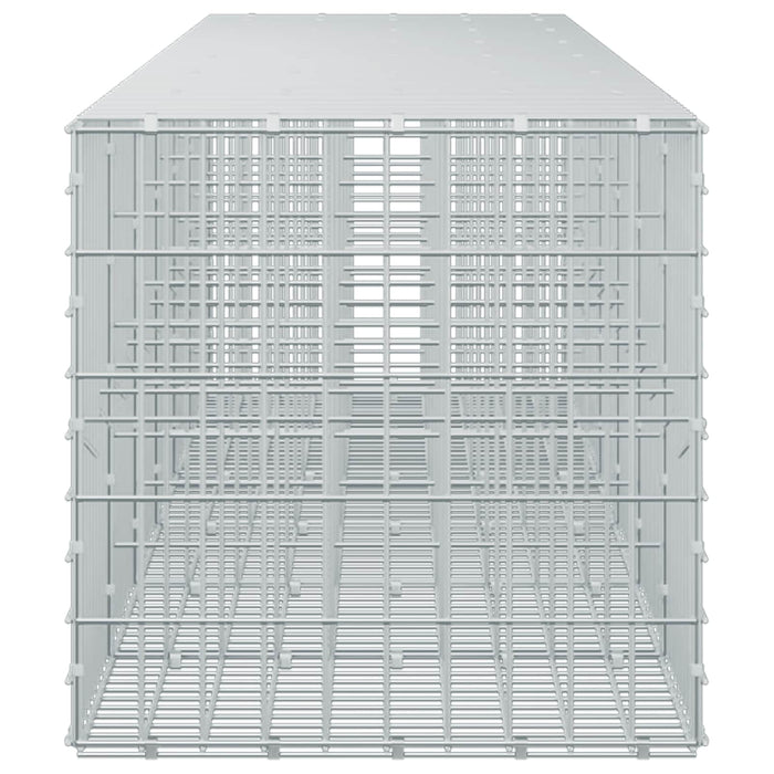 Gabion cu Sârmă de 3,5 mm și Plasă de 5x10 cm 650x50x50 cm WALTI