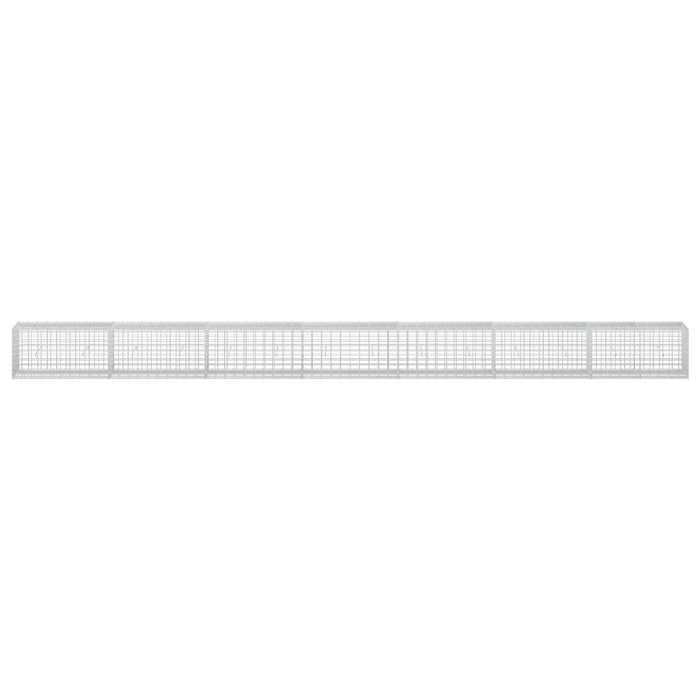 Gabion cu Sârmă de 3,5 mm și Plasă de 5x10 cm 700x50x50 cm WALTI