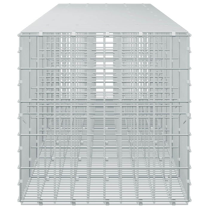 Gabion cu Sârmă de 3,5 mm și Plasă de 5x10 cm 700x50x50 cm WALTI