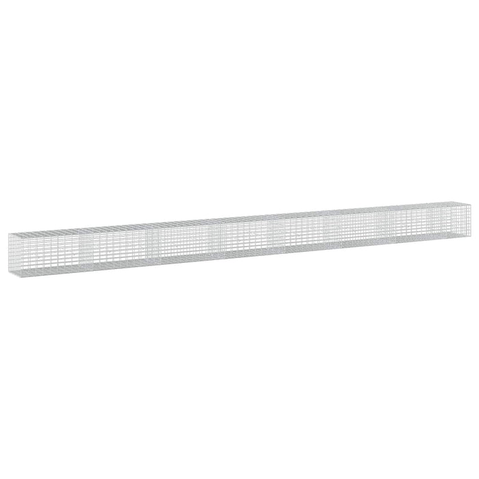 Gabion cu Sârmă de 3,5 mm și Plasă de 5x10 cm 750x50x50 cm WALTI
