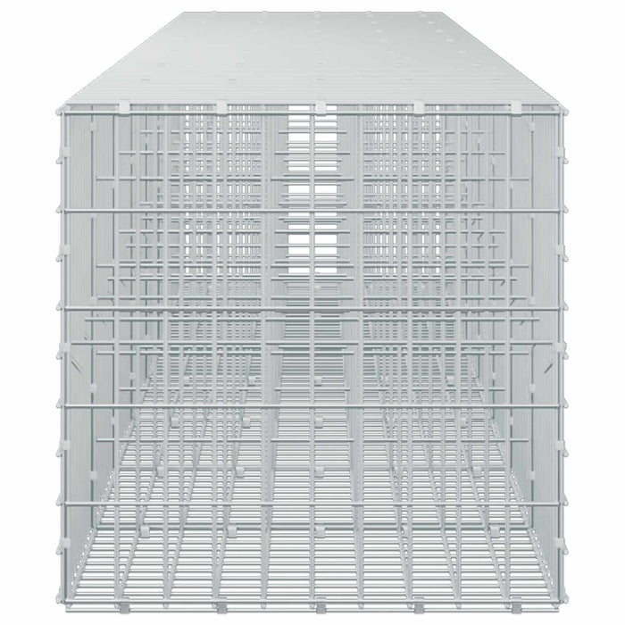 Gabion cu Sârmă de 3,5 mm și Plasă de 5x10 cm 750x50x50 cm WALTI
