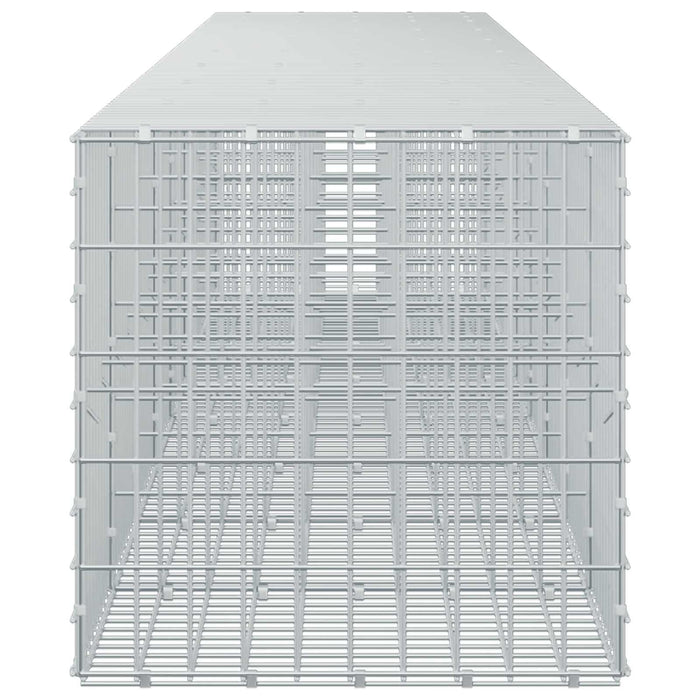 Gabion cu Sârmă de 3,5 mm și Plasă de 5x10 cm 800x50x50 cm WALTI