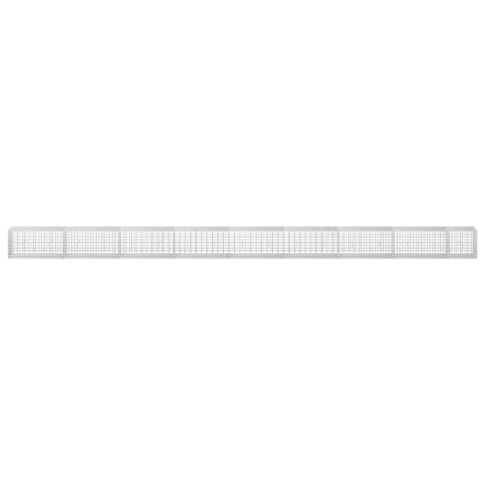 Gabion cu Sârmă de 3,5 mm și Plasă de 5x10 cm 850x50x50 cm WALTI