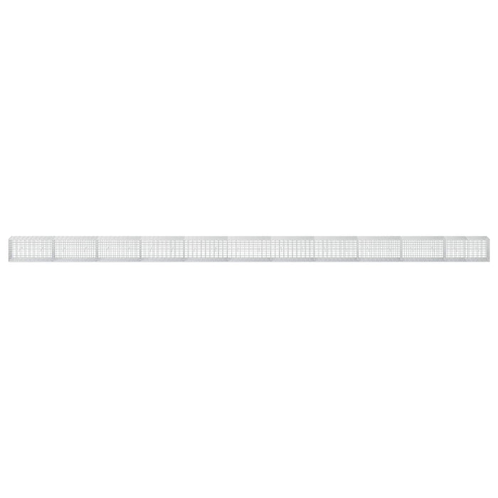 Gabion cu Sârmă de 3,5 mm și Plasă de 5x10 cm 1100x50x50 cm WALTI