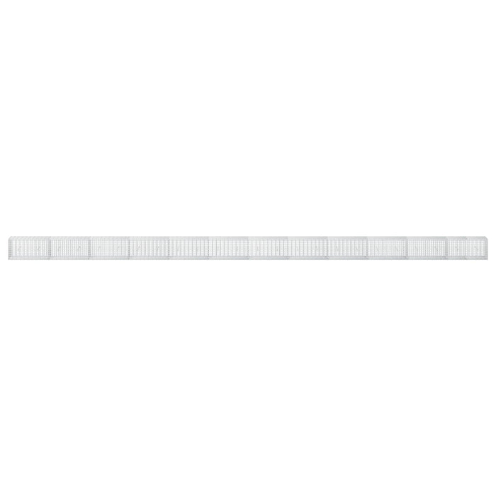 Gabion cu Sârmă de 3,5 mm și Plasă de 5x10 cm 1200x50x50 cm WALTI