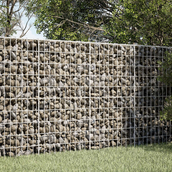 Gabion cu Sârmă de 3,5 mm și Plasă de 5x10 cm 50x50x100 cm WALTI