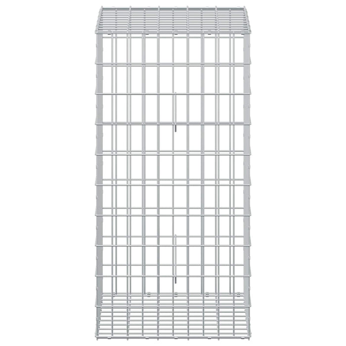 Gabion cu Sârmă de 3,5 mm și Plasă de 5x10 cm 50x50x100 cm WALTI