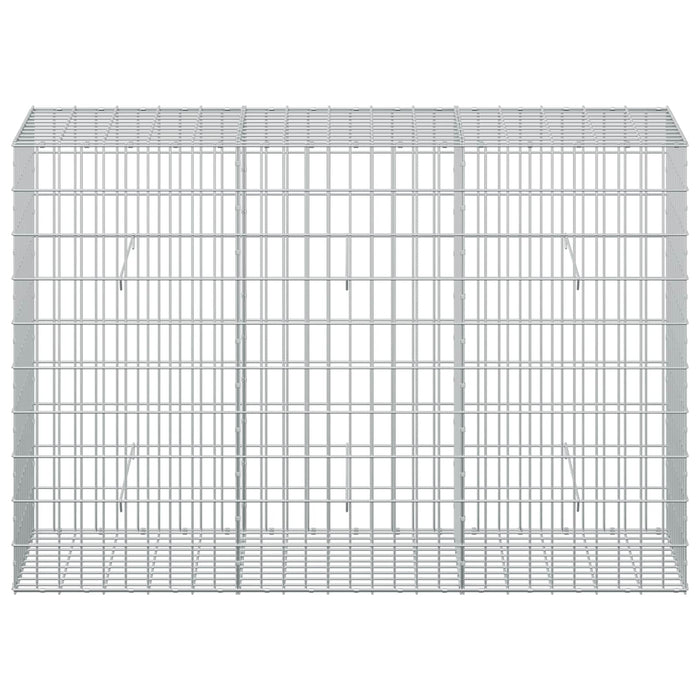 Gabion cu Sârmă de 3,5 mm și Plasă de 5x10 cm 150x50x100 cm WALTI