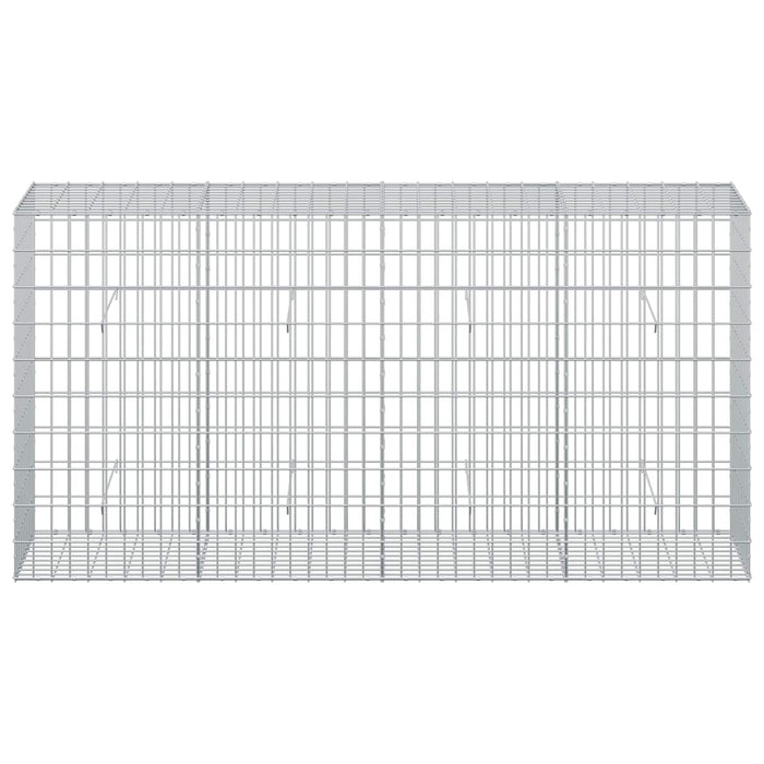 Gabion cu Sârmă de 3,5 mm și Plasă de 5x10 cm 200x50x100 cm WALTI