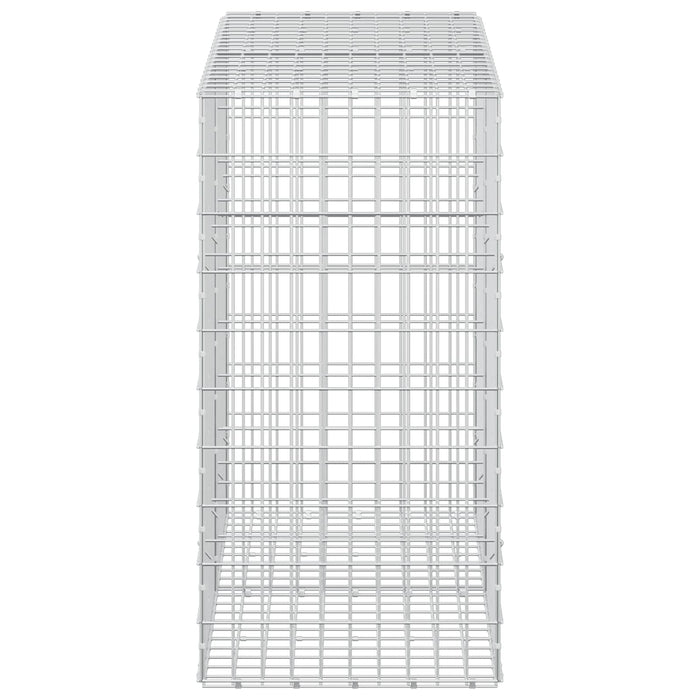 Gabion cu Sârmă de 3,5 mm și Plasă de 5x10 cm 200x50x100 cm WALTI