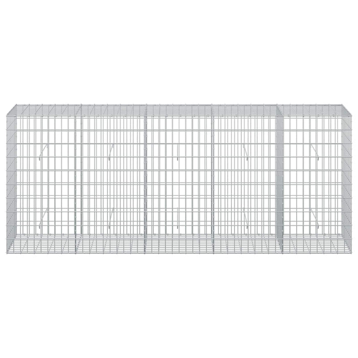 Gabion cu Sârmă de 3,5 mm și Plasă de 5x10 cm 250x50x100 cm WALTI