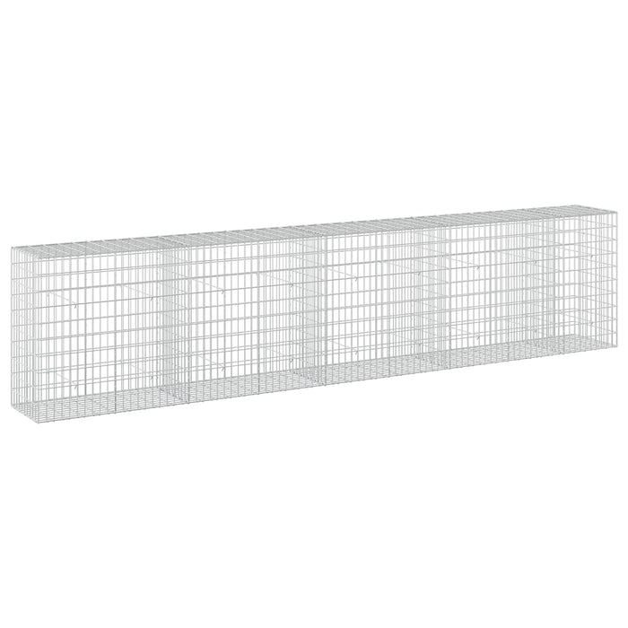 Gabion cu Sârmă de 3,5 mm și Plasă de 5x10 cm 450x50x100 cm WALTI