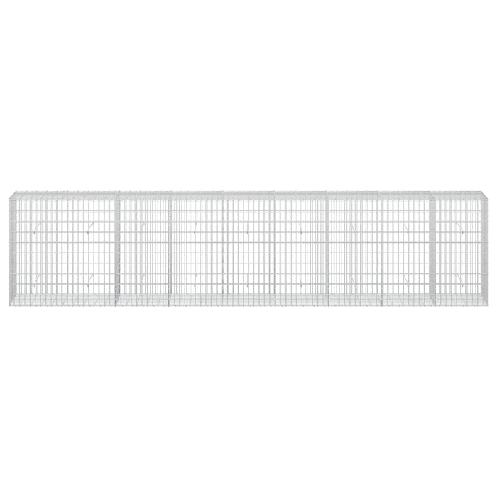 Gabion cu Sârmă de 3,5 mm și Plasă de 5x10 cm 450x50x100 cm WALTI