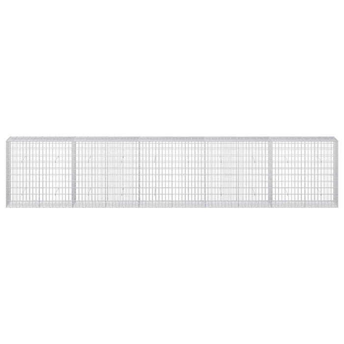 Gabion cu Sârmă de 3,5 mm și Plasă de 5x10 cm 500x50x100 cm WALTI