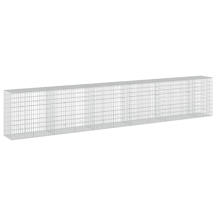 Gabion cu Sârmă de 3,5 mm și Plasă de 5x10 cm 550x50x100 cm WALTI