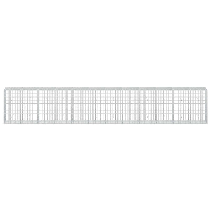 Gabion cu Sârmă de 3,5 mm și Plasă de 5x10 cm 600x50x100 cm WALTI