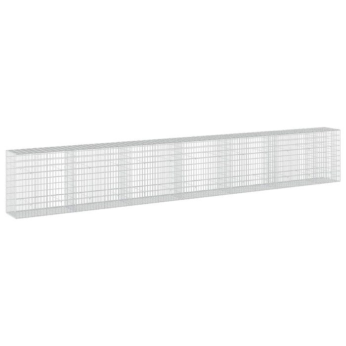 Gabion cu Sârmă de 3,5 mm și Plasă de 5x10 cm 650x50x100 cm WALTI