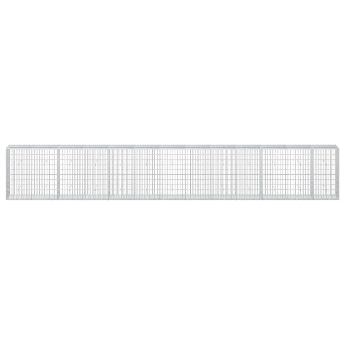 Gabion cu Sârmă de 3,5 mm și Plasă de 5x10 cm 650x50x100 cm WALTI