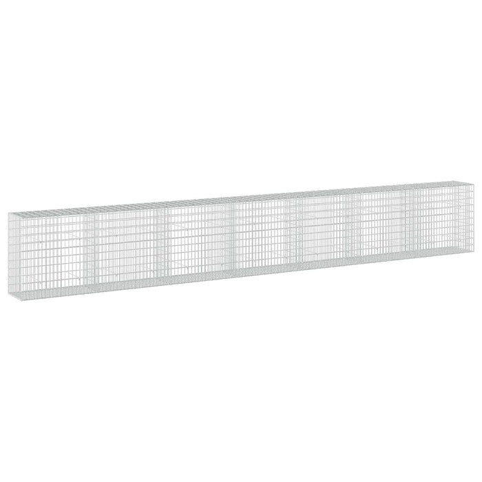 Gabion cu Sârmă de 3,5 mm și Plasă de 5x10 cm 700x50x100 cm WALTI