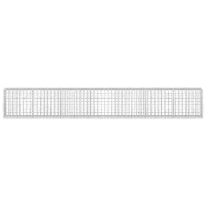 Gabion cu Sârmă de 3,5 mm și Plasă de 5x10 cm 700x50x100 cm WALTI