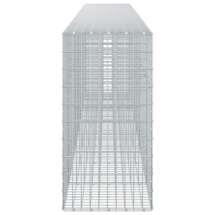 Gabion cu Sârmă de 3,5 mm și Plasă de 5x10 cm 800x50x100 cm WALTI