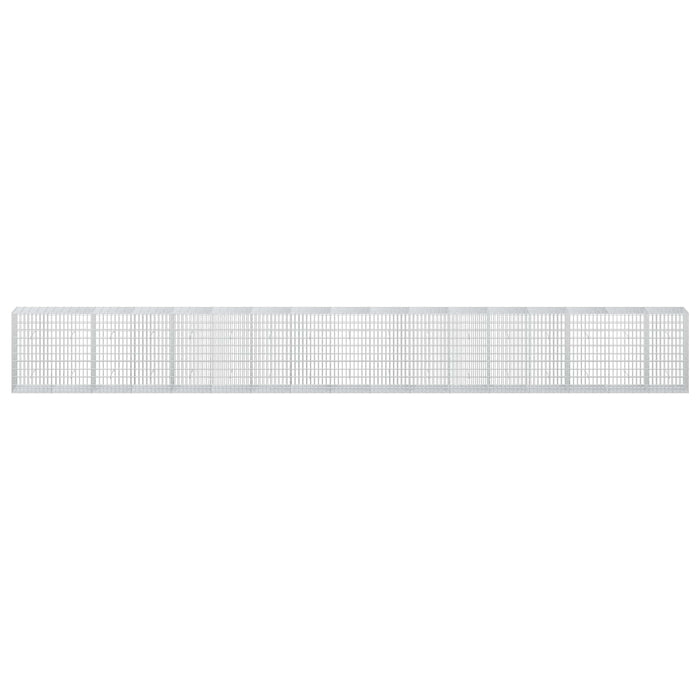 Gabion cu Sârmă de 3,5 mm și Plasă de 5x10 cm 850x50x100 cm - WALTI WALTI