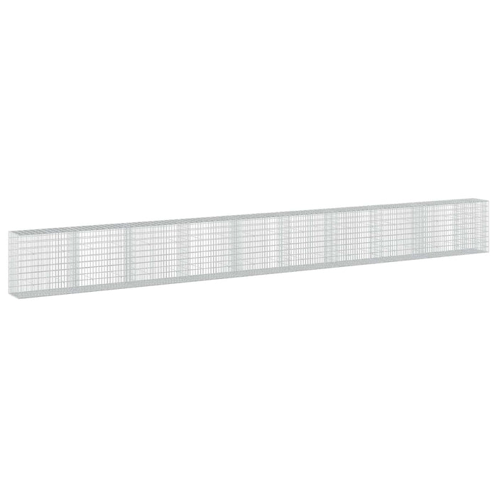 Gabion cu Sârmă de 3,5 mm și Plasă de 5x10 cm 950x50x100 cm WALTI