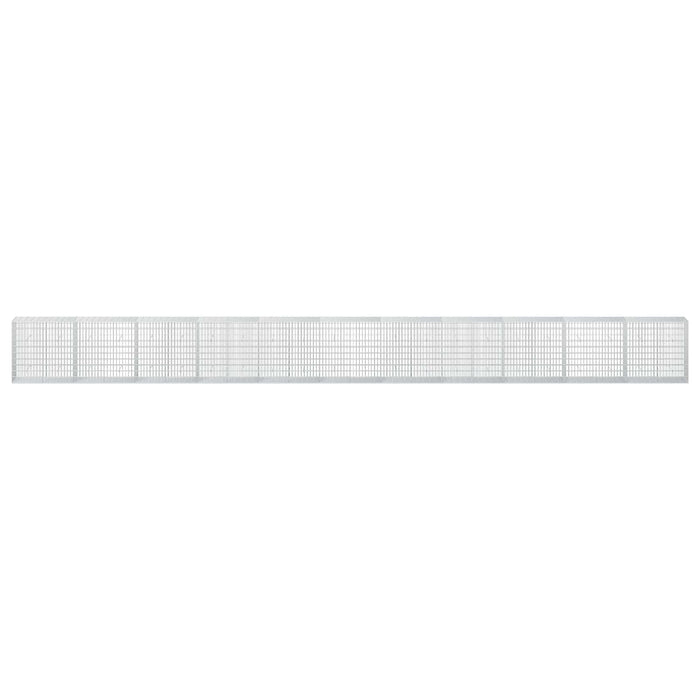 Gabion cu Sârmă de 3,5 mm și Plasă de 5x10 cm 1100x50x100 cm WALTI