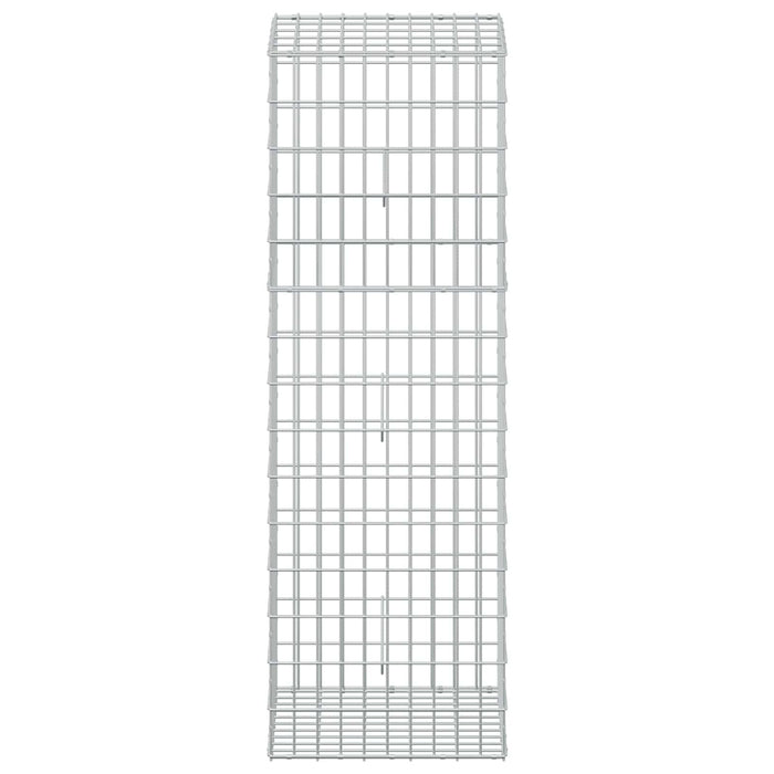Gabion cu Sârmă de 3,5 mm și Plasă de 5x10 cm 50x50x150 cm WALTI