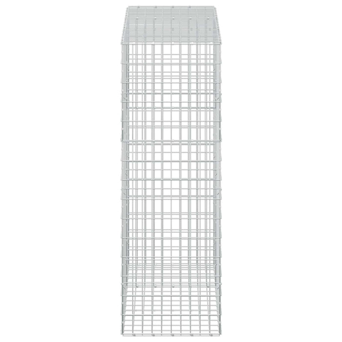 Gabion cu Sârmă de 3,5 mm și Plasă de 5x10 cm 150x50x150 cm WALTI