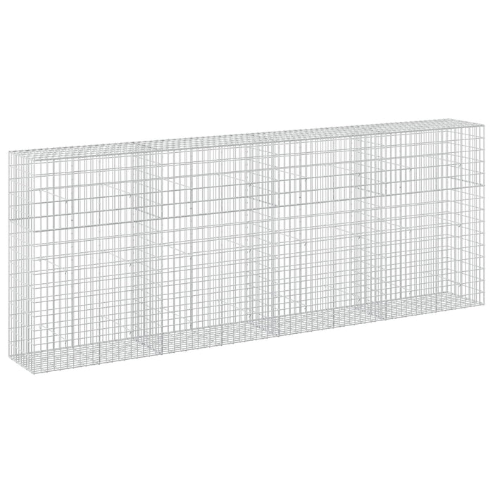 Gabion cu Sârmă de 3,5 mm și Plasă de 5x10 cm 400x50x150 cm WALTI