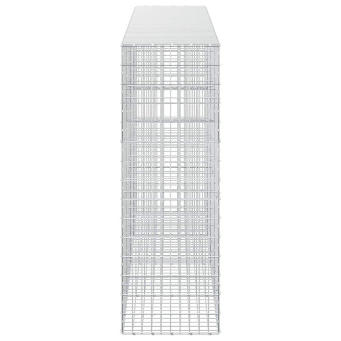 Gabion cu Sârmă de 3,5 mm și Plasă de 5x10 cm 400x50x150 cm WALTI