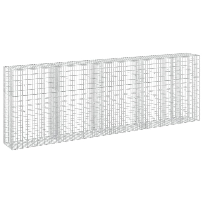 Gabion cu Sârmă de 3,5 mm și Plasă de 5x10 cm 450x50x150 cm WALTI