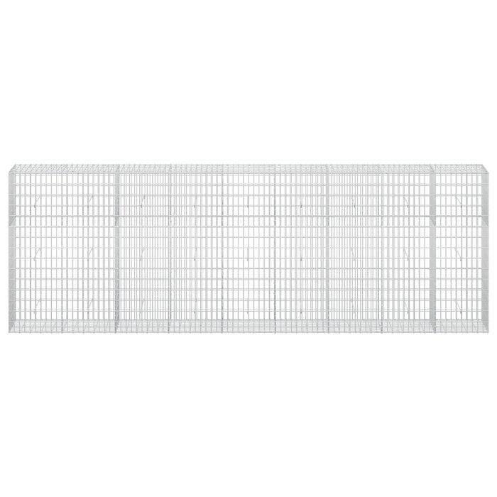 Gabion cu Sârmă de 3,5 mm și Plasă de 5x10 cm 450x50x150 cm WALTI